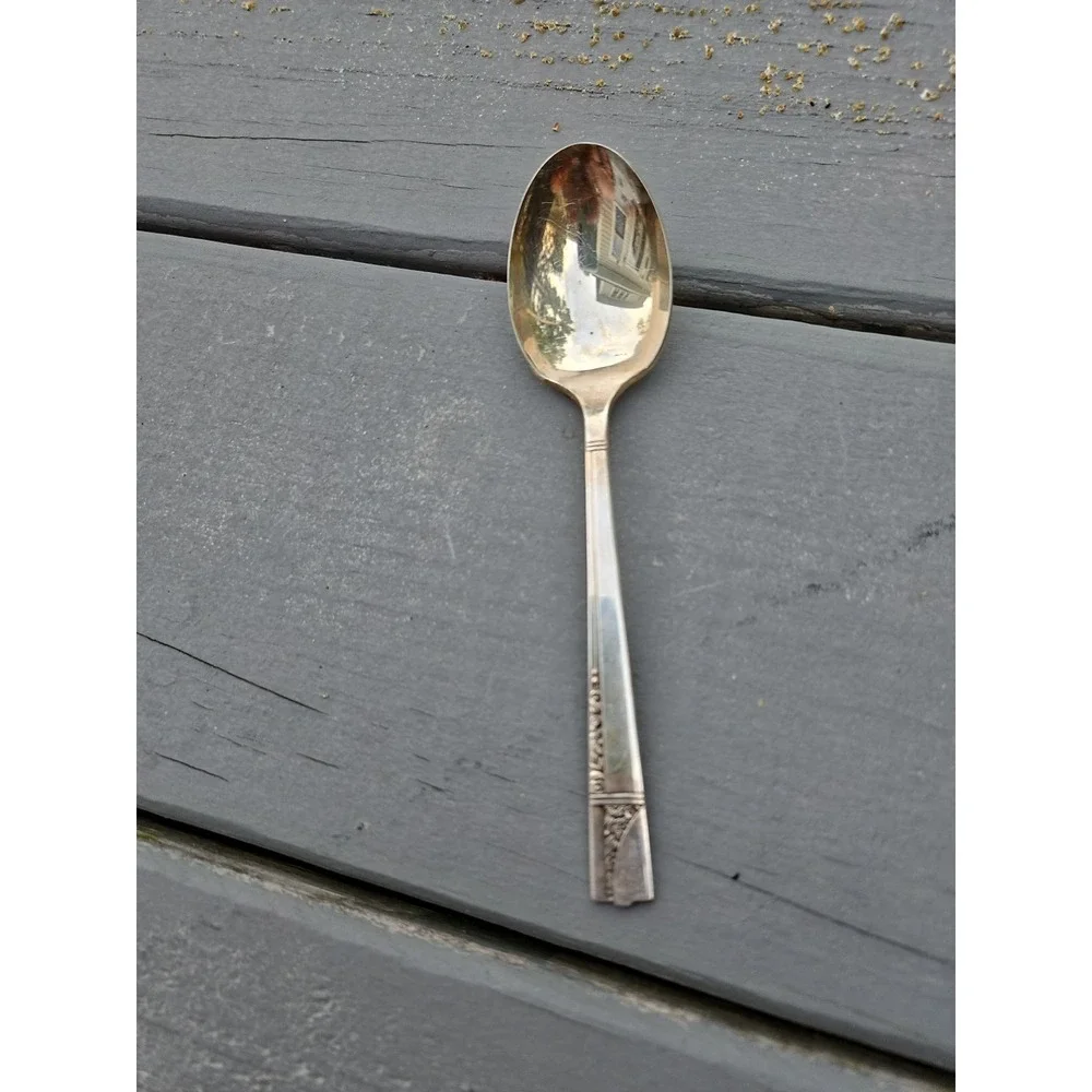 Nobility‎ Plate Royal Rose Silver Plated Teaspoon Vintage Floral Flatware